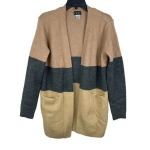 CENY Women Open Front‎ Long Sleeve Cardigan Size M